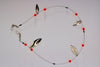 Silver/Red Bead - #21200